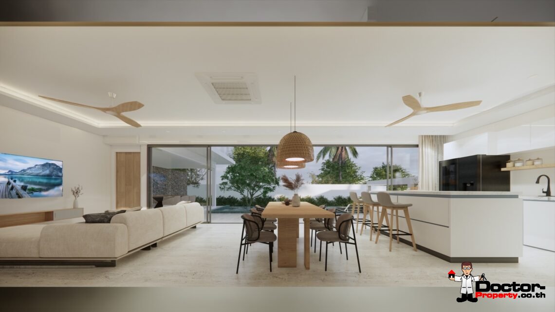 New 3 Bedroom Garden Pool Villa in Chaweng Noi, Koh Samui – For Sale